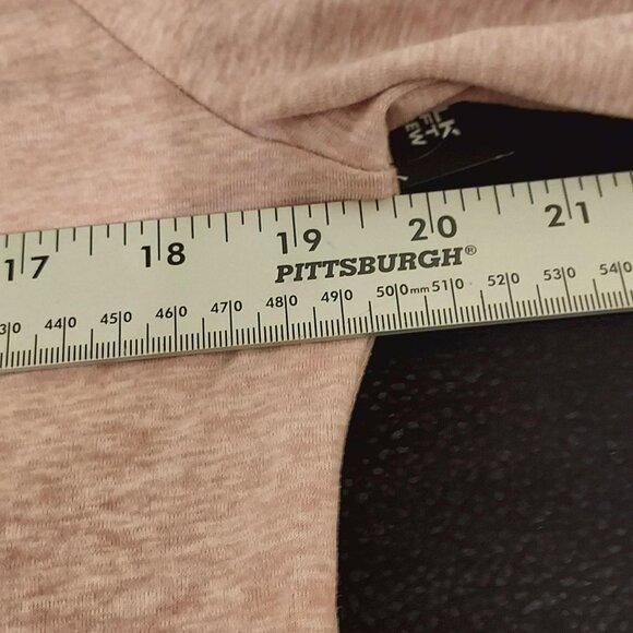 NWTs Skechers Los Angeles Activewear Pink/Lilac Long Sleeve Tee Crew Neck NEW L - Picture 8 of 11